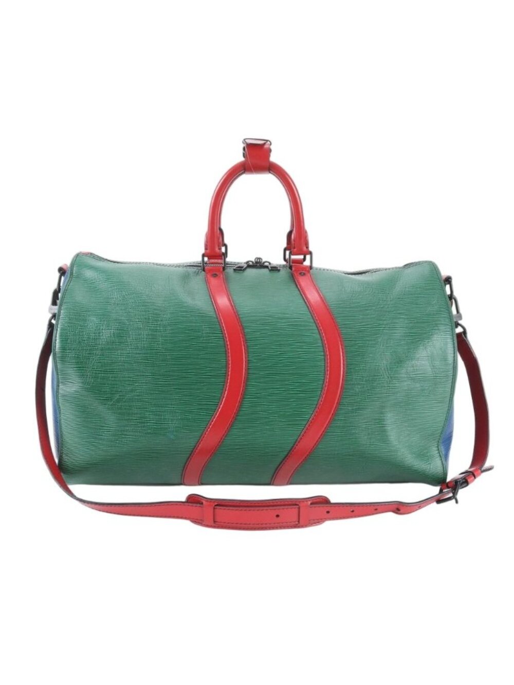 ★SOLD★ Louis Vuitton Epi Keepall Bandouliere 50 Wavy 2-Way Boston Bag Crossbody - Picture 1 of 9
